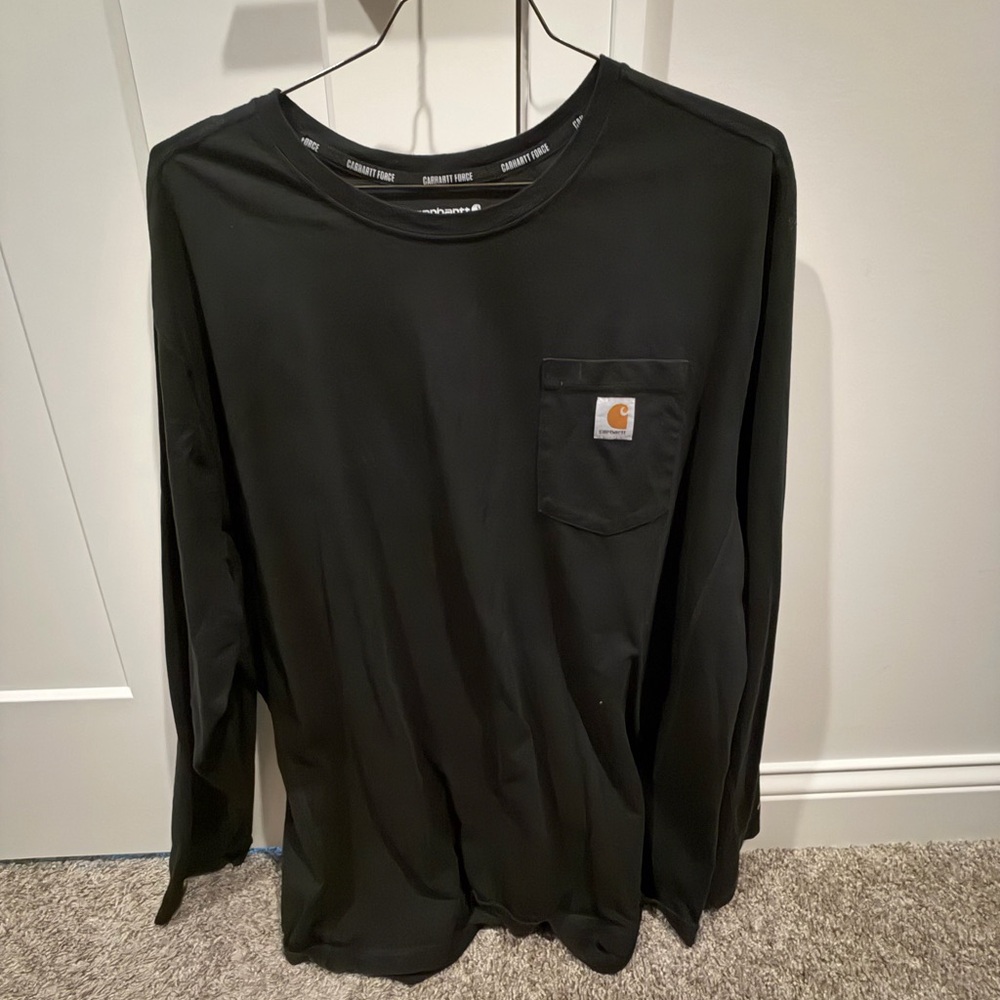 Carhartt Men's Classic Black Long Sleeve Tee